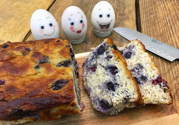 Blueberry banana bread