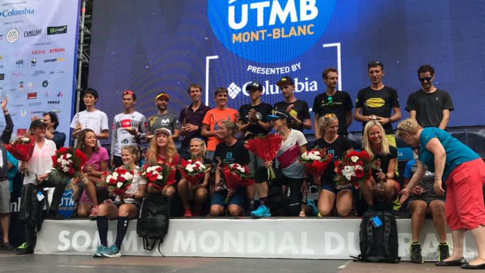 UTMB podium