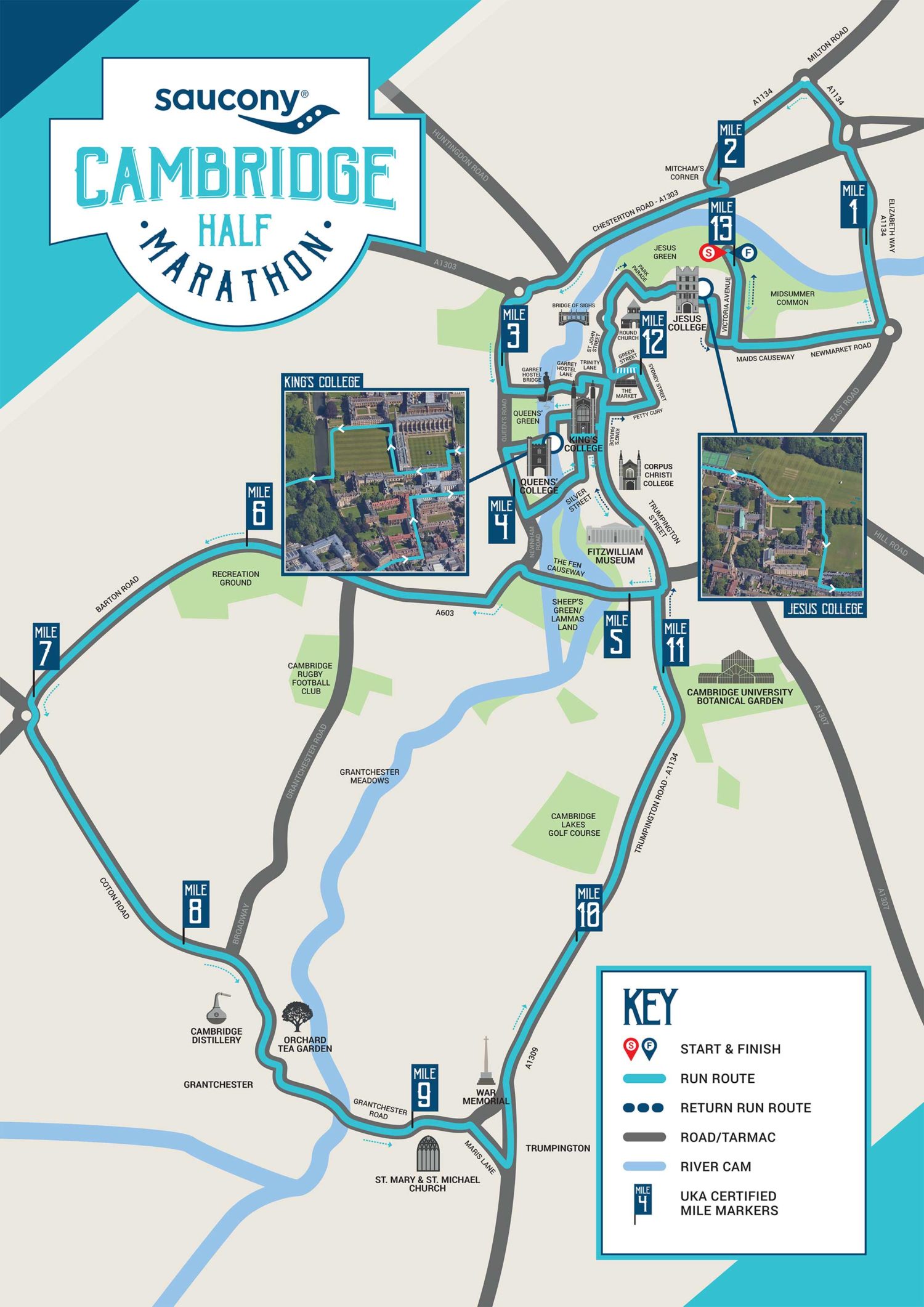 Cambridge Half Announces New Route Road Running RUN247