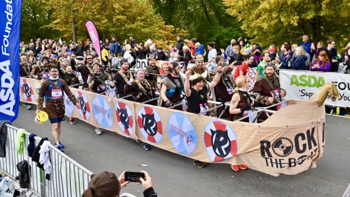 Viking boat Yorkshire Marathon