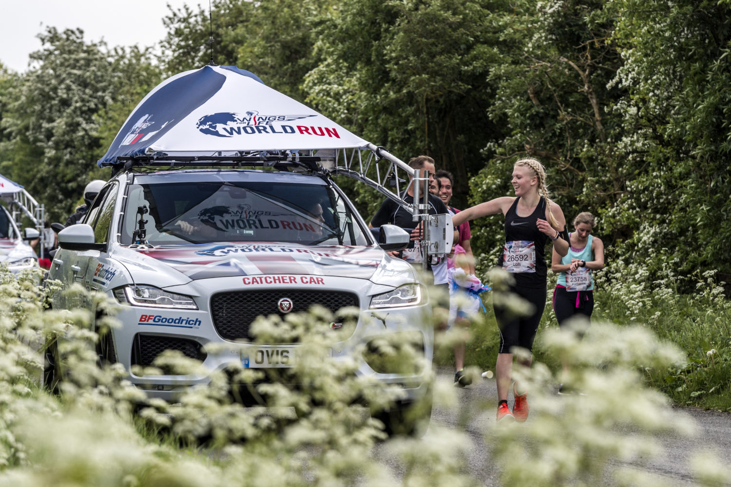 Wings for Life World Run catcher car