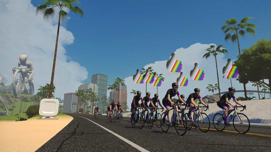 Pride Zwift Athlete Ally