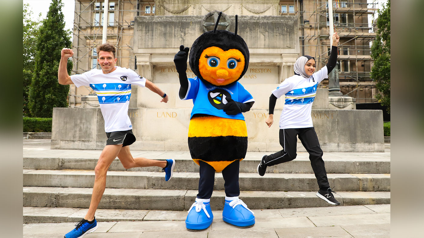 The Running Bee Foundation has teamed up with British running brand