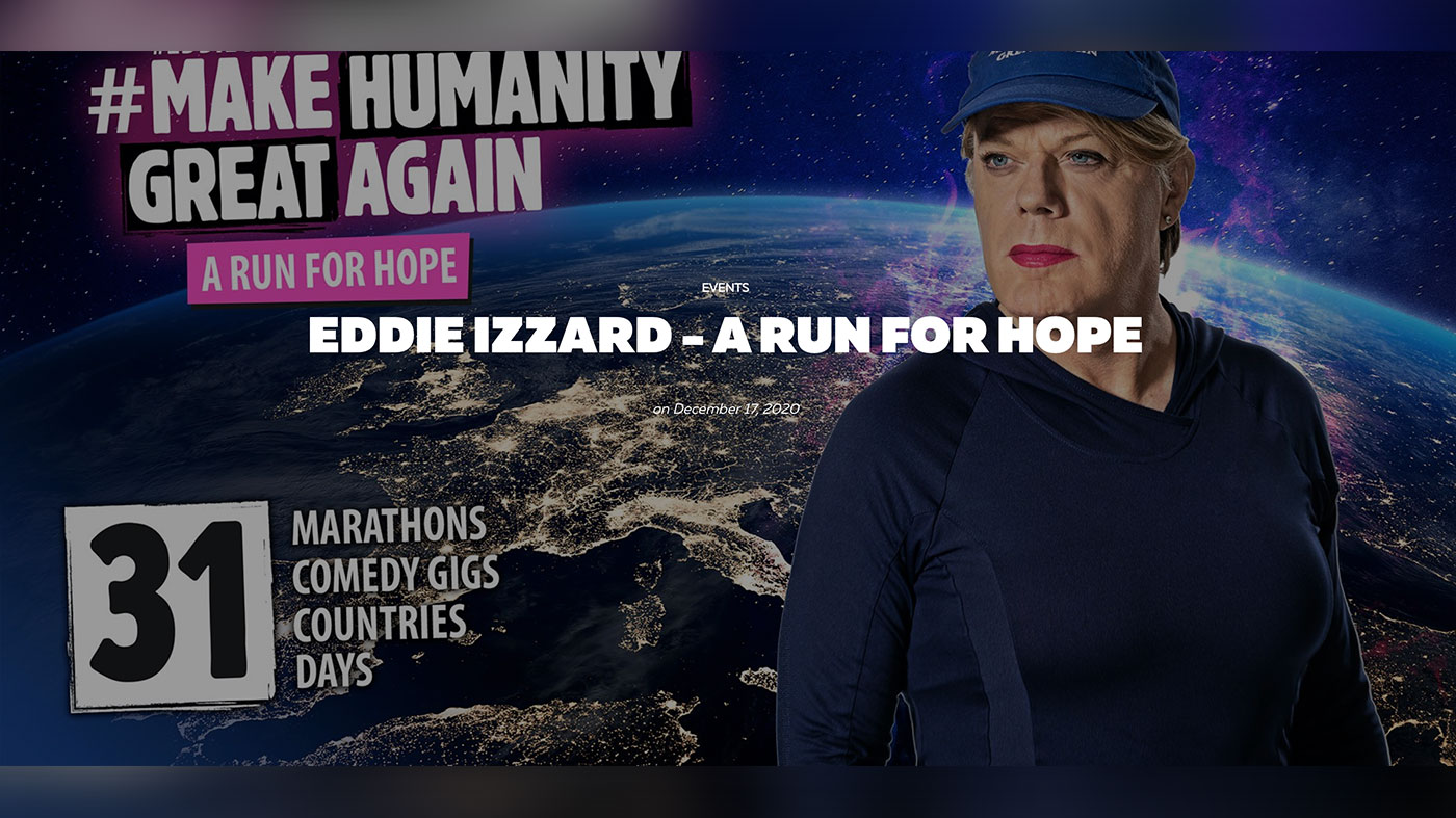 Eddie Izzard Zwift
