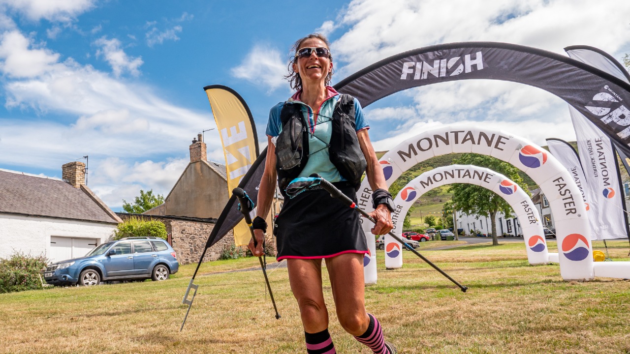 Anna Troup takes the plaudits at the Summer Spine Race