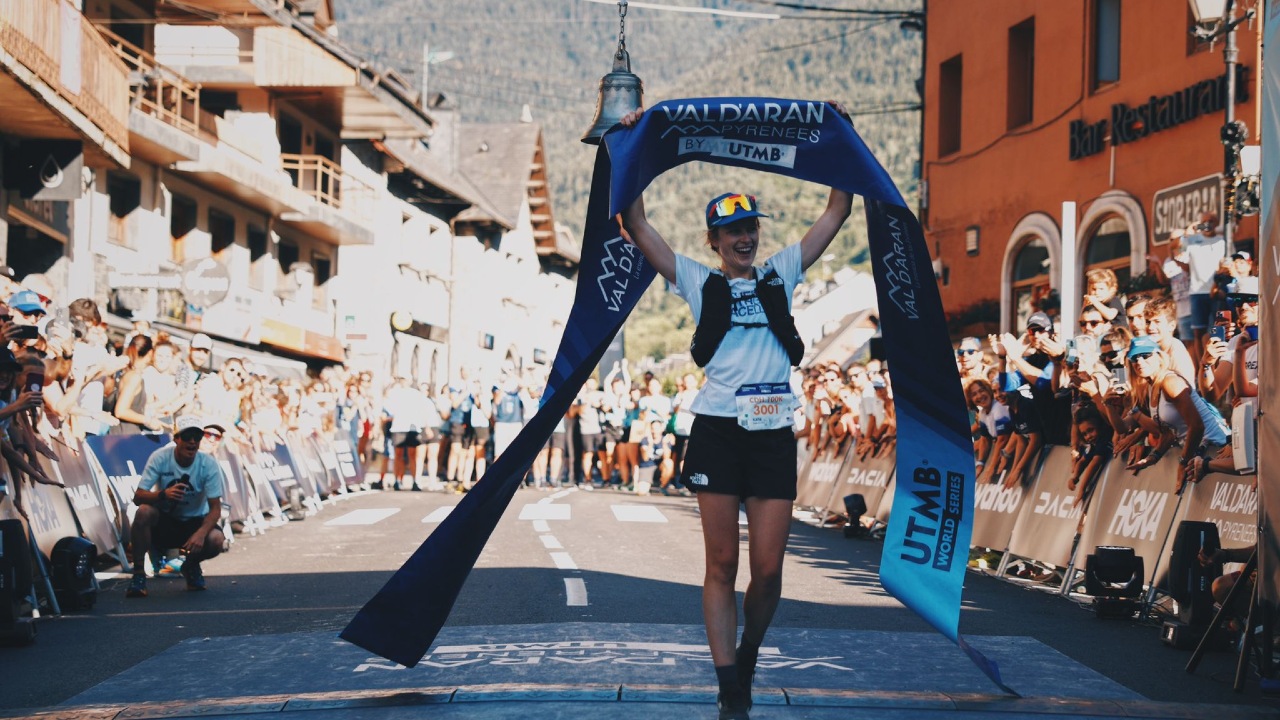 Katie Schide wins CDH 2022 photo credit UTMB