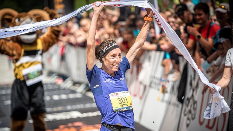 Maude Mathys wins Sierre-Zinal in 2021 photo credit Marco Gulberti at Corsa in Montagna