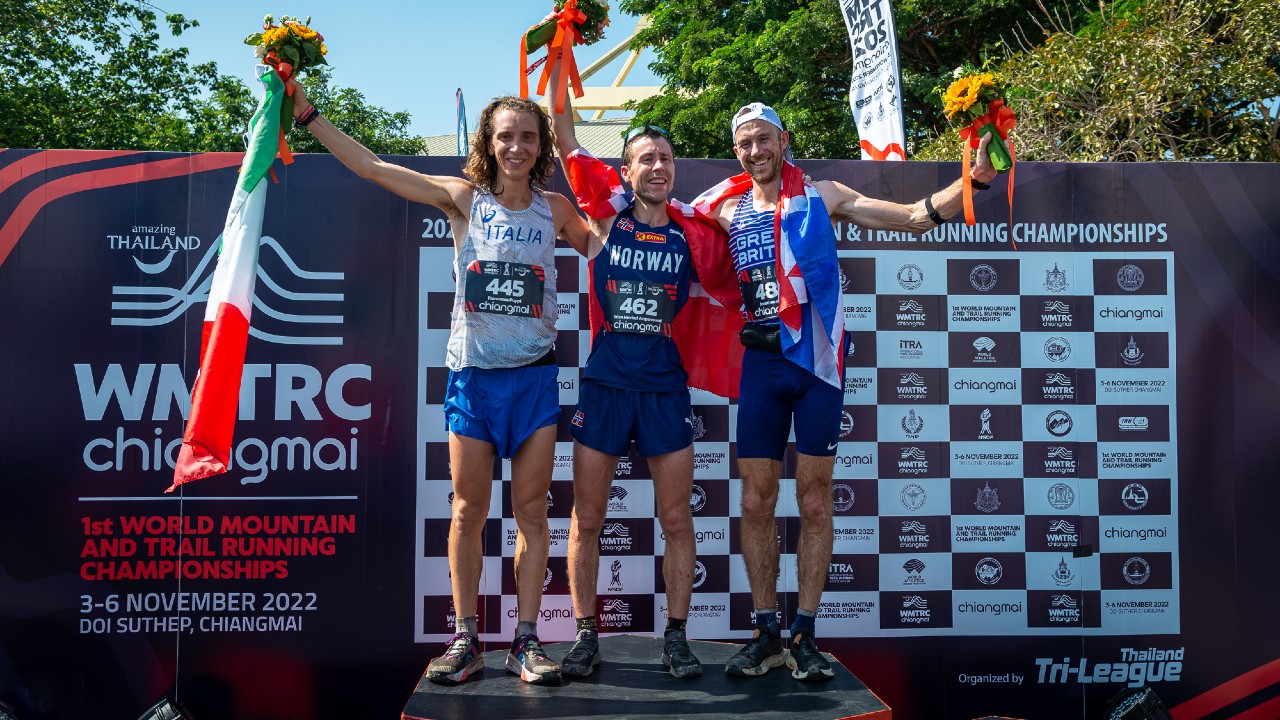 WMTRC Short Trail Race men's podium