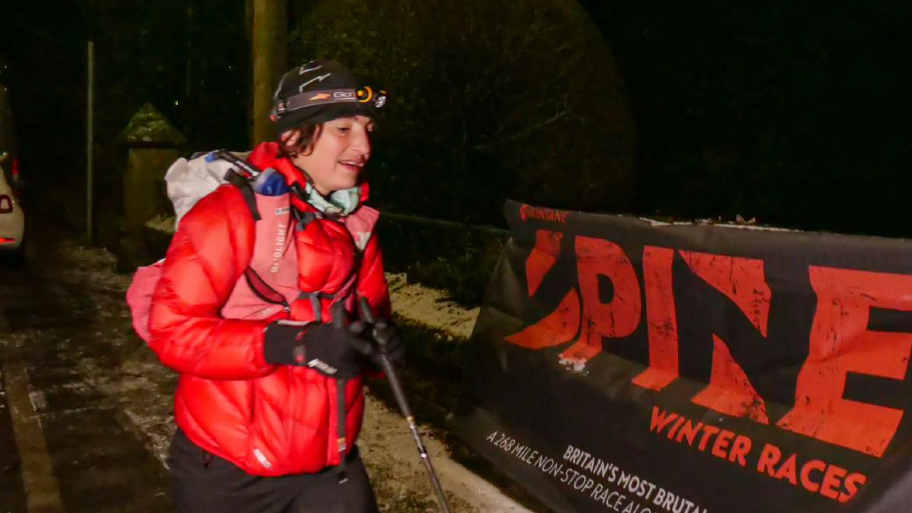 Claire Bannwarth 2023 photo credit Montane Spine Race