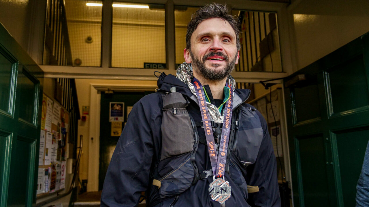 Spine Race Challenger South men's winner Rory Harris