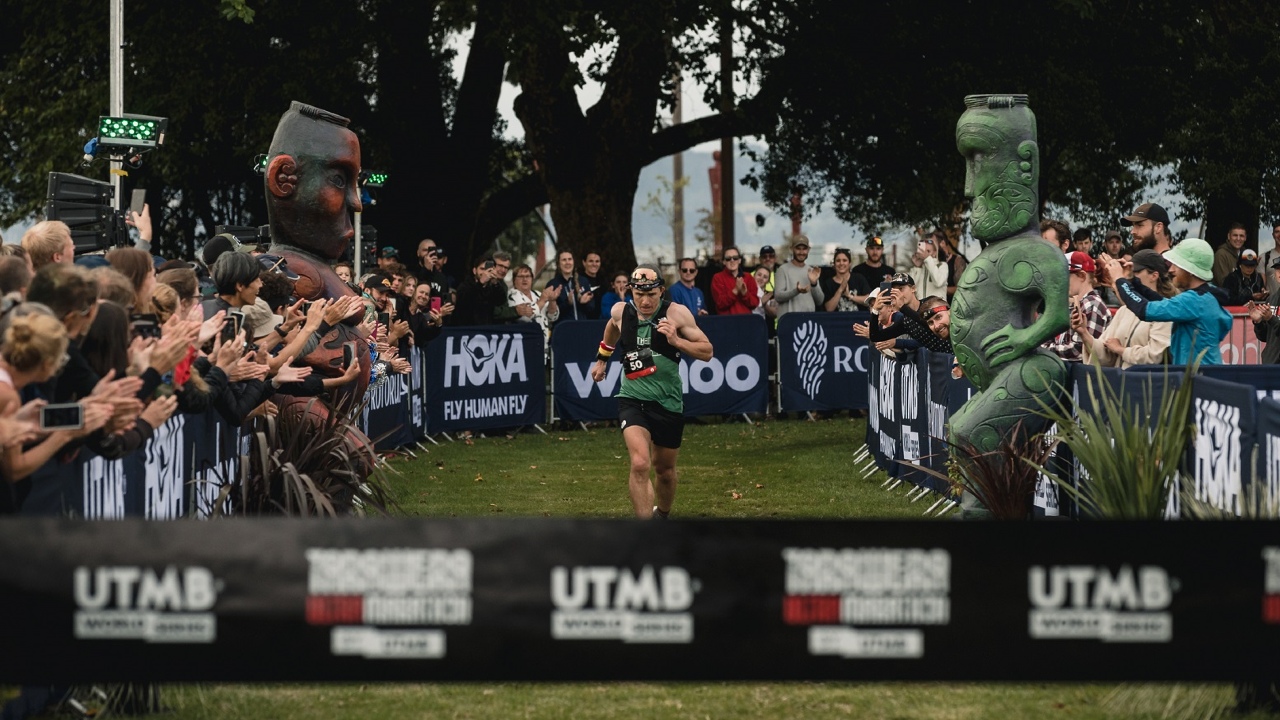 Zach Miller won the 2023 TUMMiler at the Tarawera Ultramarathon by UTMB - Photo Cameron McKenzie