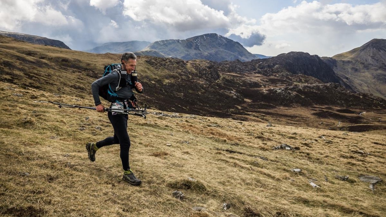 Eoin+Keith+flying+through+the+Lake+District+section+of+the+route+©+No+Limits+Photography