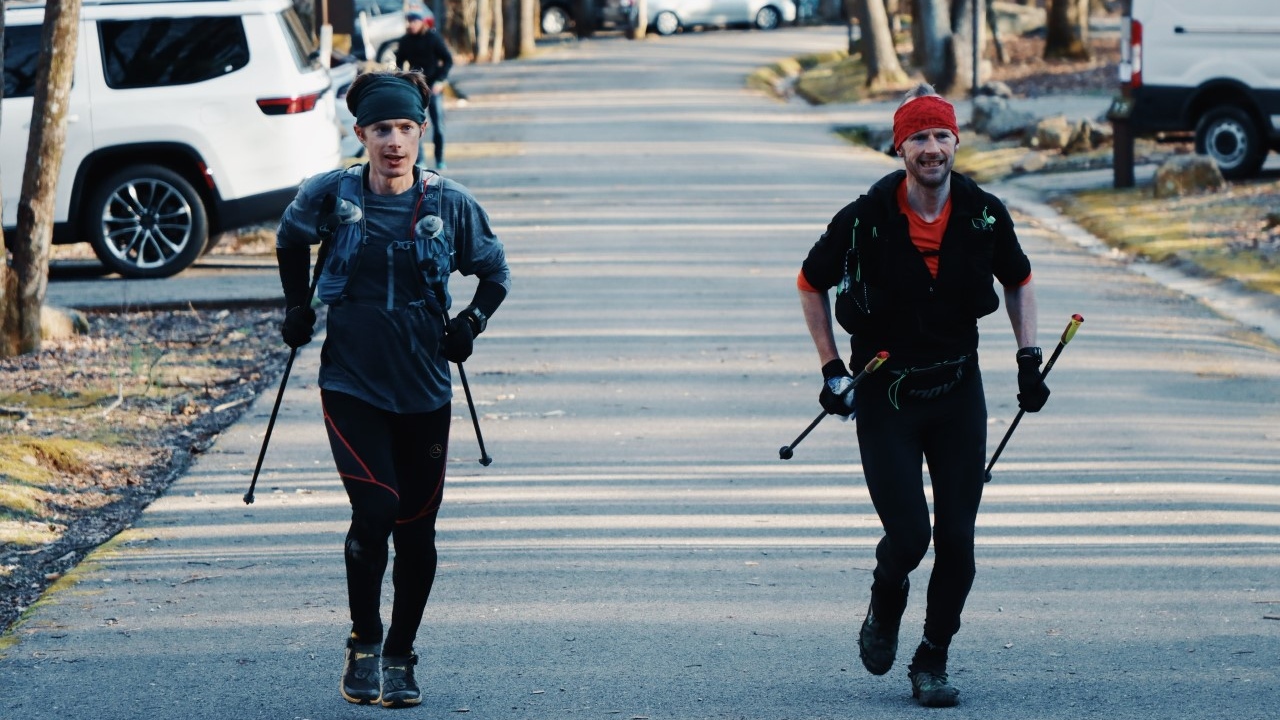 John Kelly Damian Hall Barkley Marathons 2023 loop two photo credit: Davidmillerphotography_ on Instagram