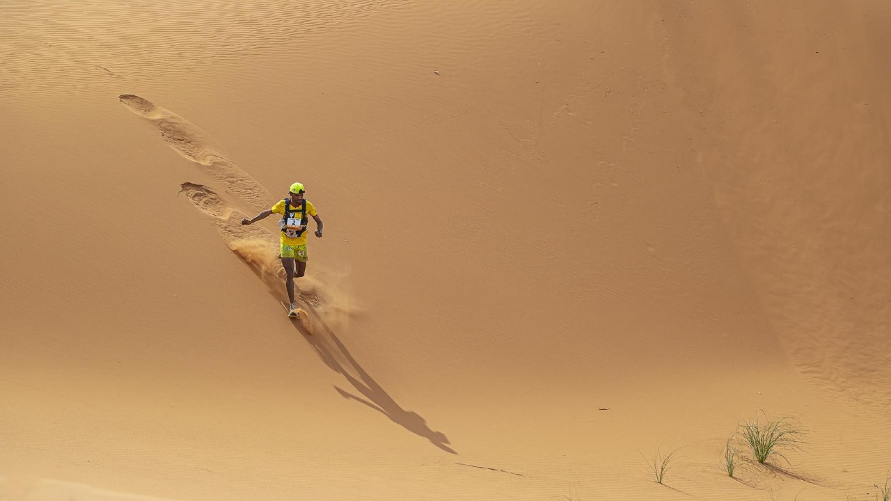 Mohamad El Morabity at the 2022 Marathon des Sables