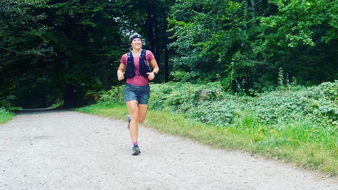 Jodie Moss training ahead of the 2023 Marathon des Sables