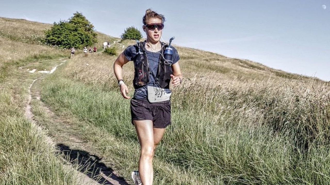 Jodie Moss training ahead of the 2023 Marathon des Sables