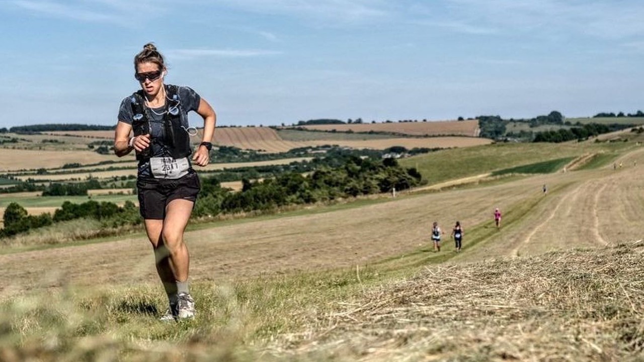 Jodie Moss training ahead of the 2023 Marathon des Sables 