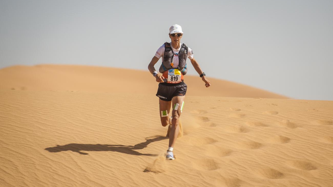 Ragna Debats at the 2019 Marathon des Sables