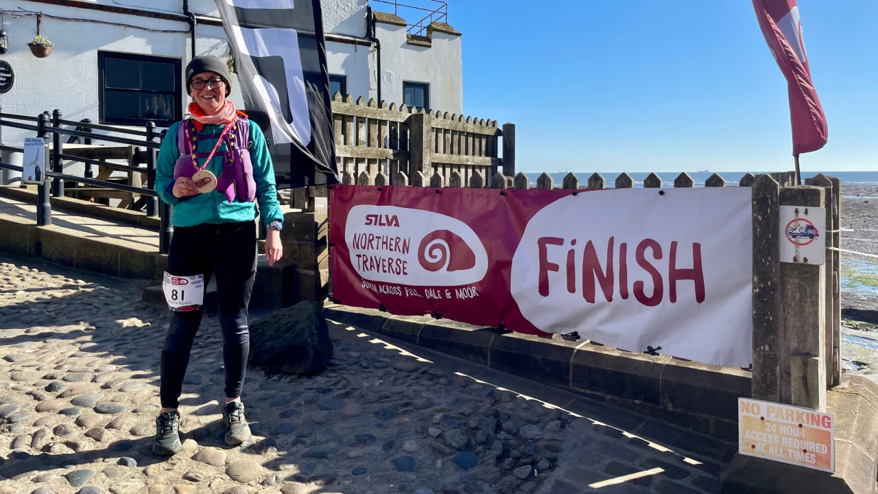 Northern Traverse 2023 finisher Kirsty Reade