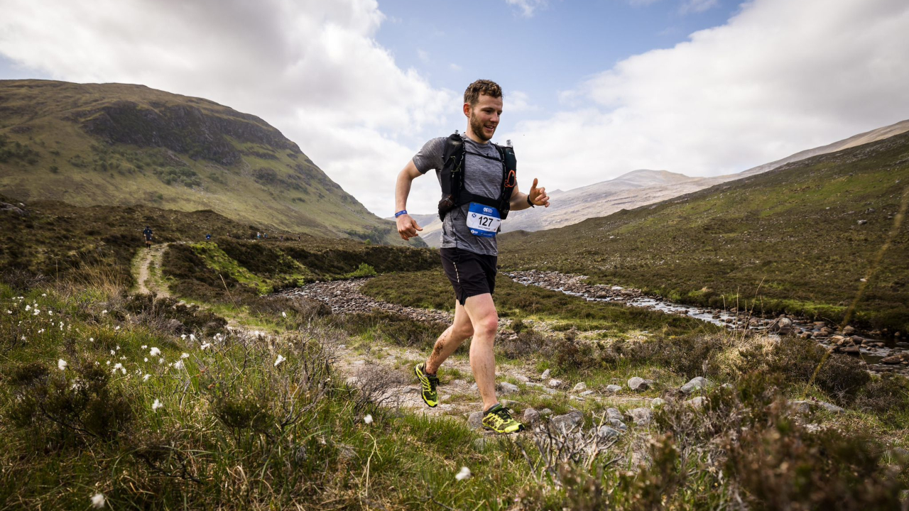 David Parrish out in front at the Cape Wrath Ultra