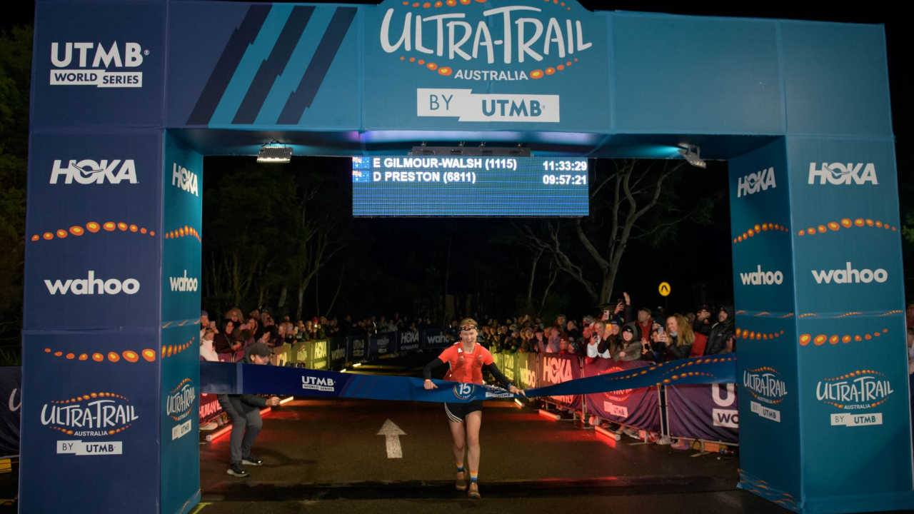 Ultra-Trail Australia 100K winner Emily Gilmour-Walsh