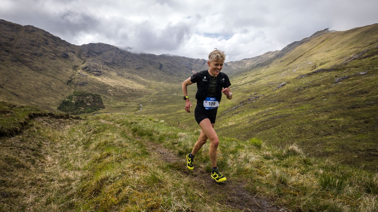 Jo Meek on day one of the 2023 Cape Wrath Ultra