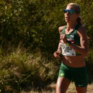 Gerda Steyn at the 2019 Comrades Marathon