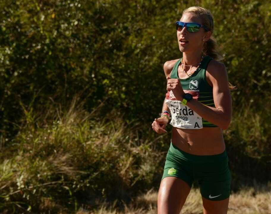Gerda Steyn at the 2019 Comrades Marathon