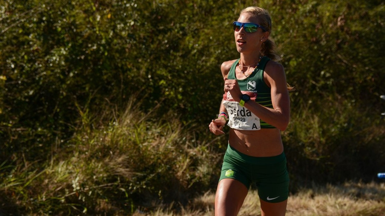 Gerda Steyn at the 2019 Comrades Marathon