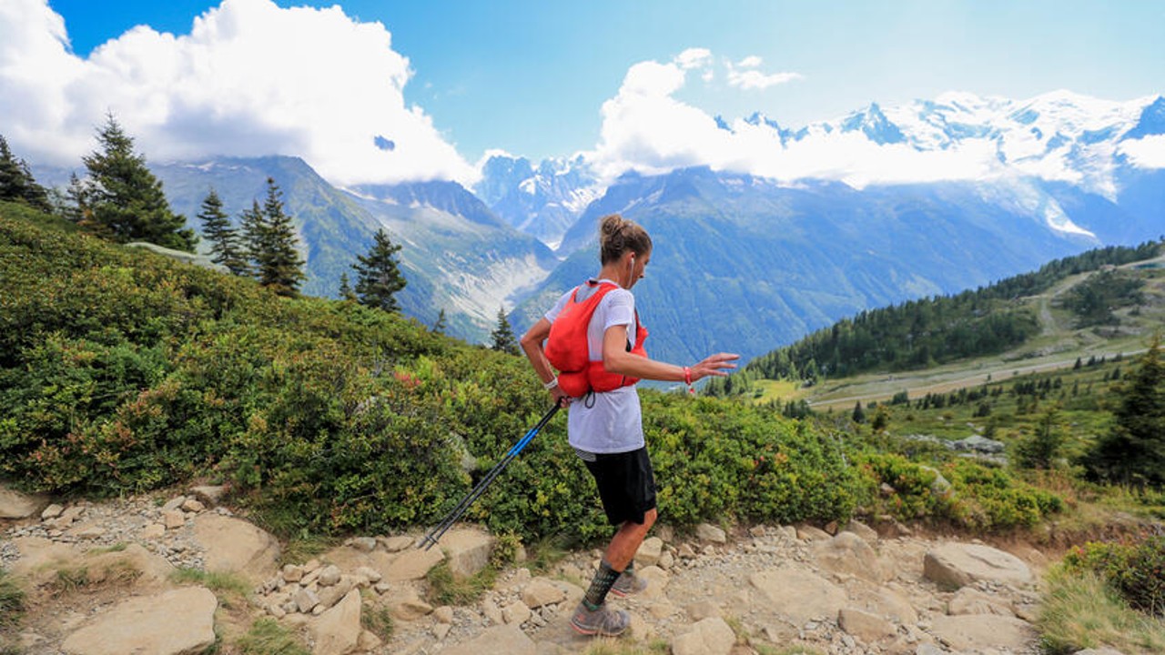 Courtney Dauwalter at Ultra-Trail du Mont Blanc