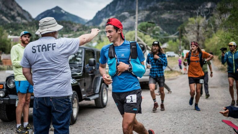 Kilian Jornet at the 2017 Hardrock 100