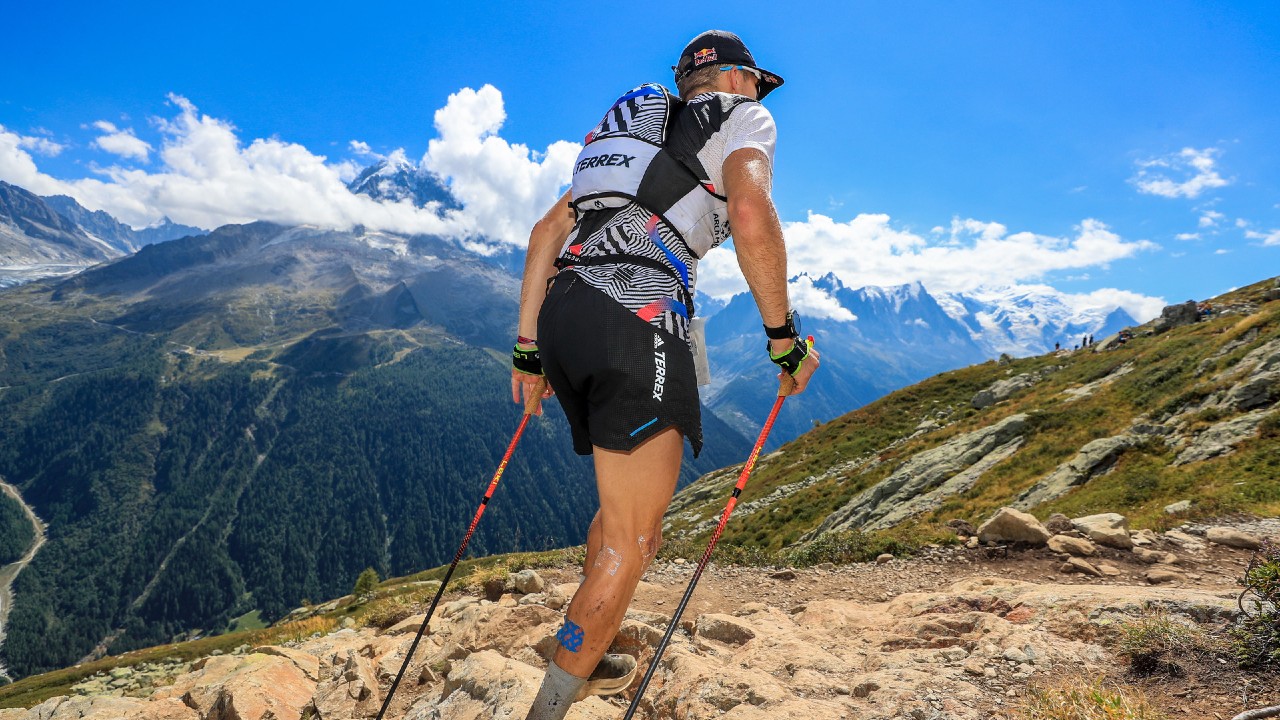 Tom Evans at the 2022 Ultra Trail du Mont Blanc (UTMB)