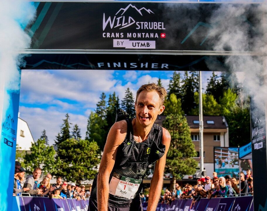 Andy Symonds after winning Wildstrubel by UTMB 2023