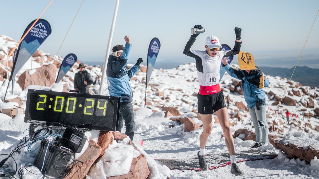 Remi Bonnet takes victory at the 2023 Pikes Peak Ascent