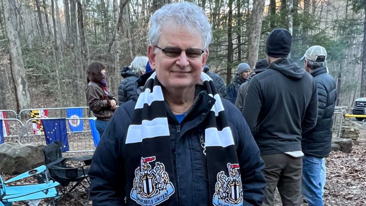 Keith Dunn Newcastle scarf Barkley Marathons 2025 photo credit Keith Dunn