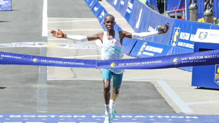 Korir John wins Boston Marathon 2025 Photo credit: Boston Athletic Association / Boston Marathon