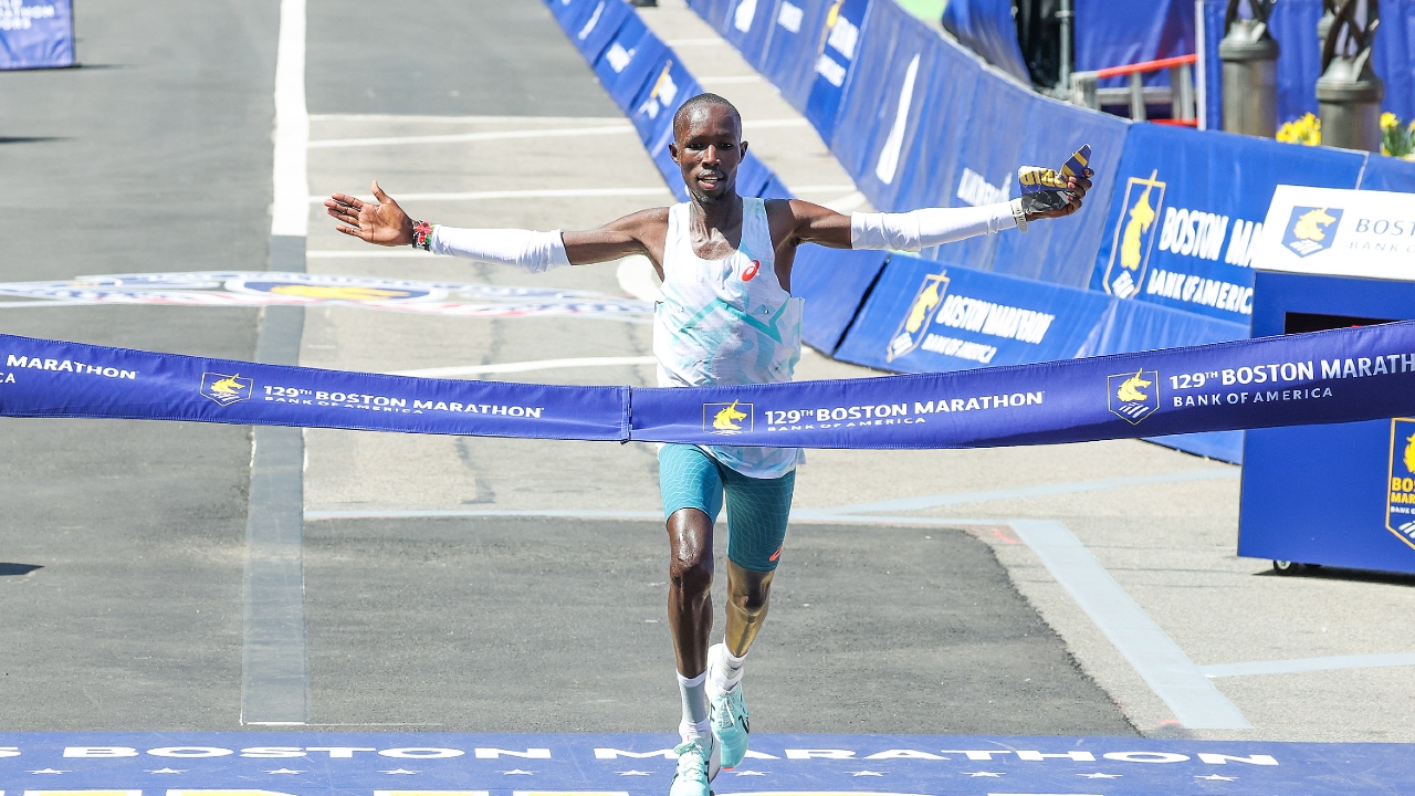 Korir John wins Boston Marathon 2025 Photo credit: Boston Athletic Association / Boston Marathon
