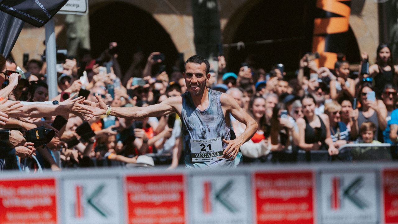 Elhousine Elazzaoui wins Zegama 2025 photo credit GTWS