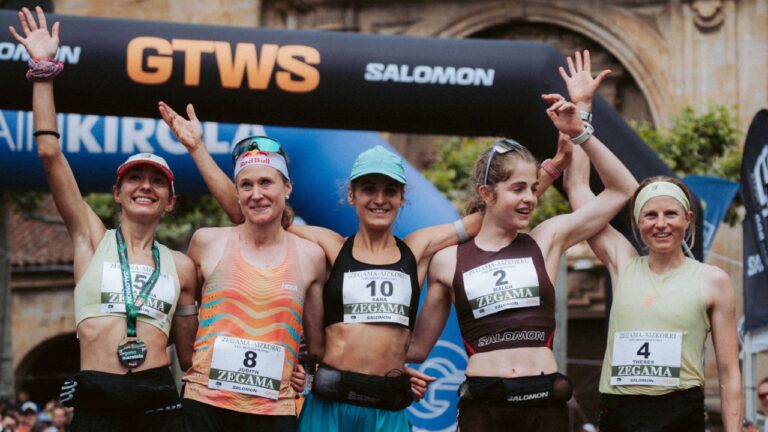 Women top five Zegama 2025 photo credit GTWS