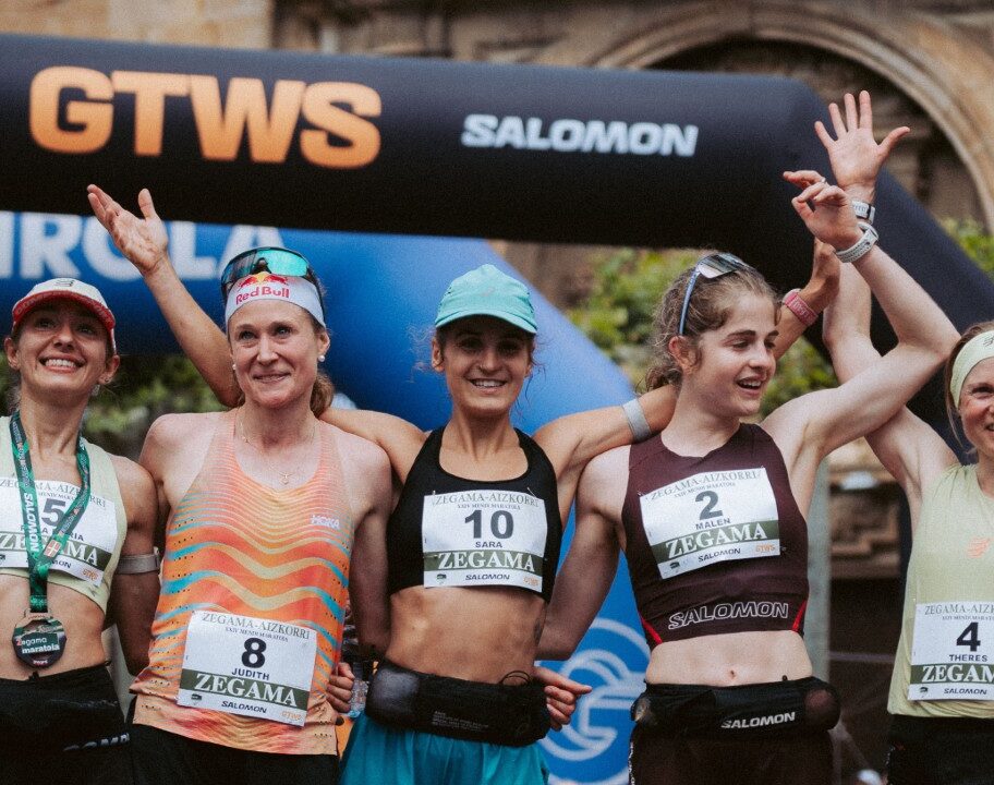 Women top five Zegama 2025 photo credit GTWS