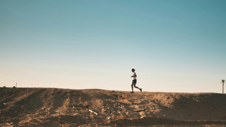 Runner in the sun