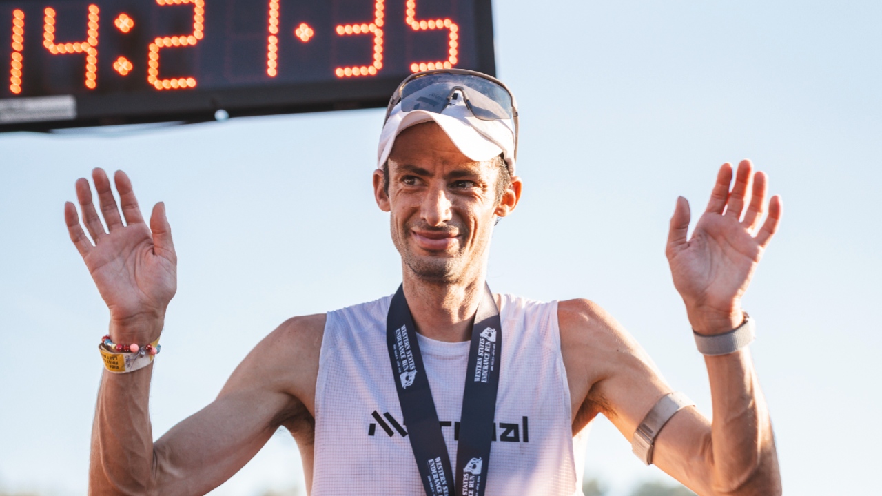 Kilian Jornet third at Western States 2025