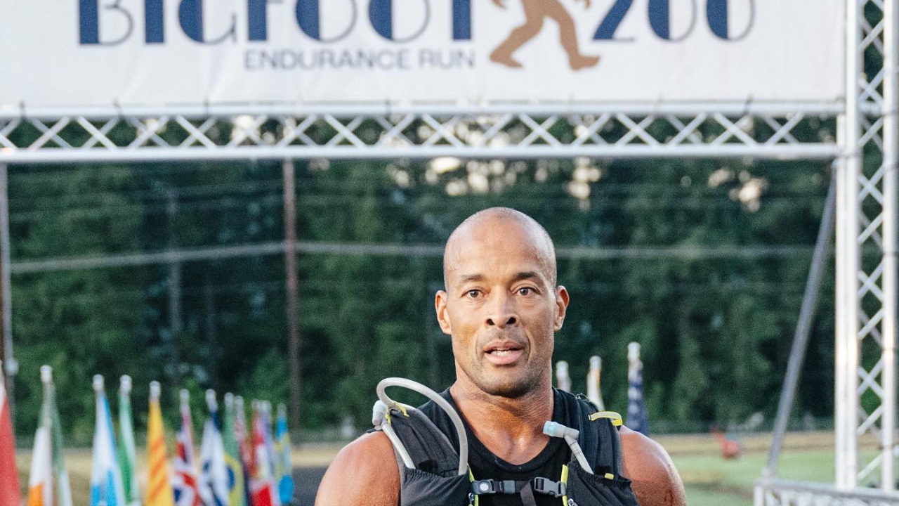 David Goggins Bigfoot 200 2025 photo credit Destination Trail Races
