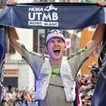 Tom Evans joy UTMB finish line 2025