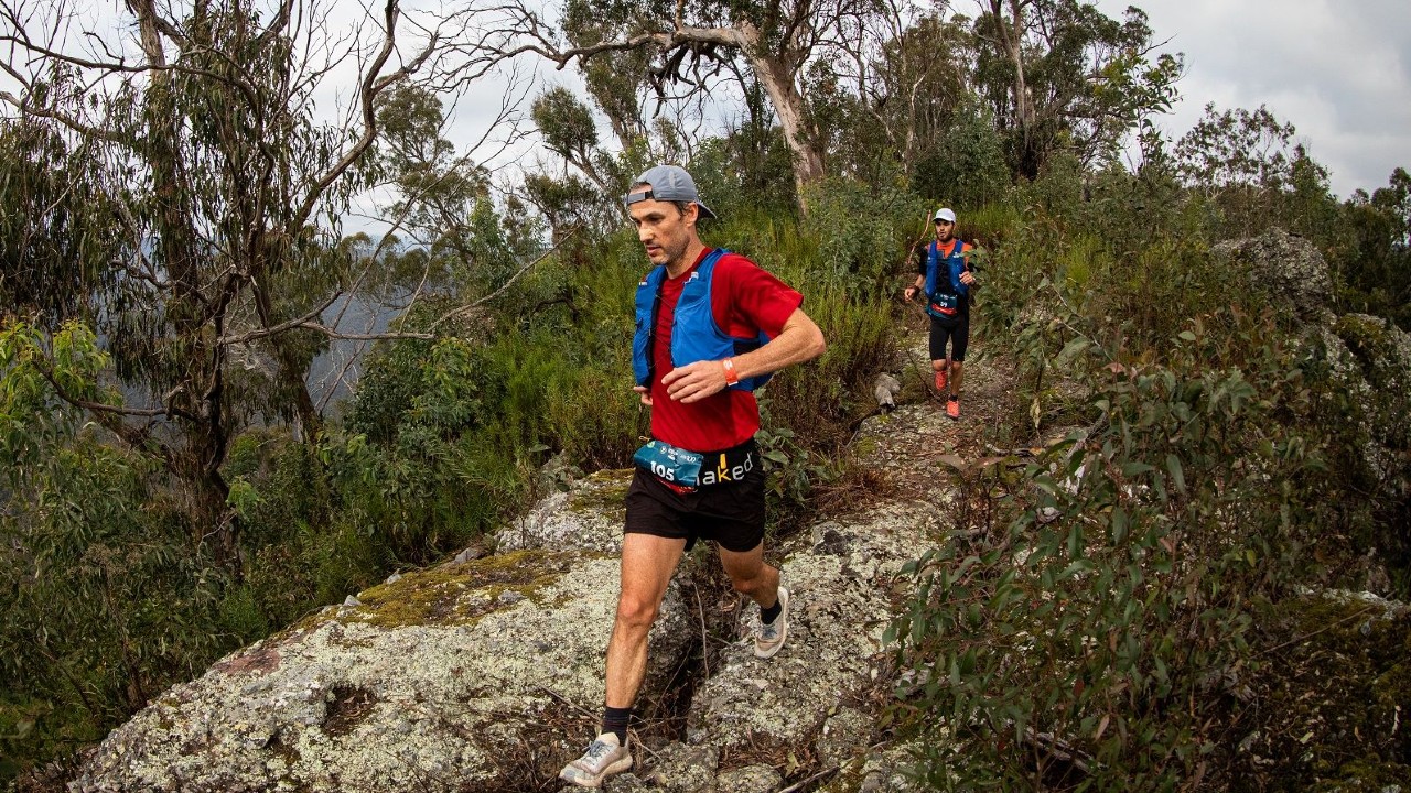Mike Carroll finished second in the 100km race at the 2025 HOKA Ultra-Trail Australia by UTMB