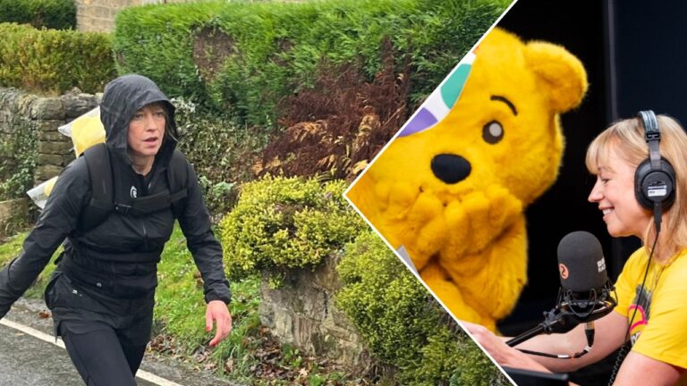 Sara Cox Children in Need collage