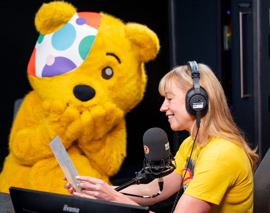 Sara Cox Pudsey Bear BBC Children in Need 2025