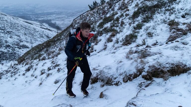 John Kelly Montane Winter Spine Race 2026 snow pic