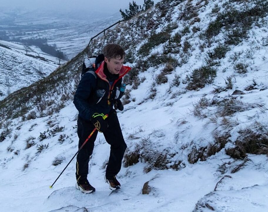 John Kelly Montane Winter Spine Race 2026 snow pic