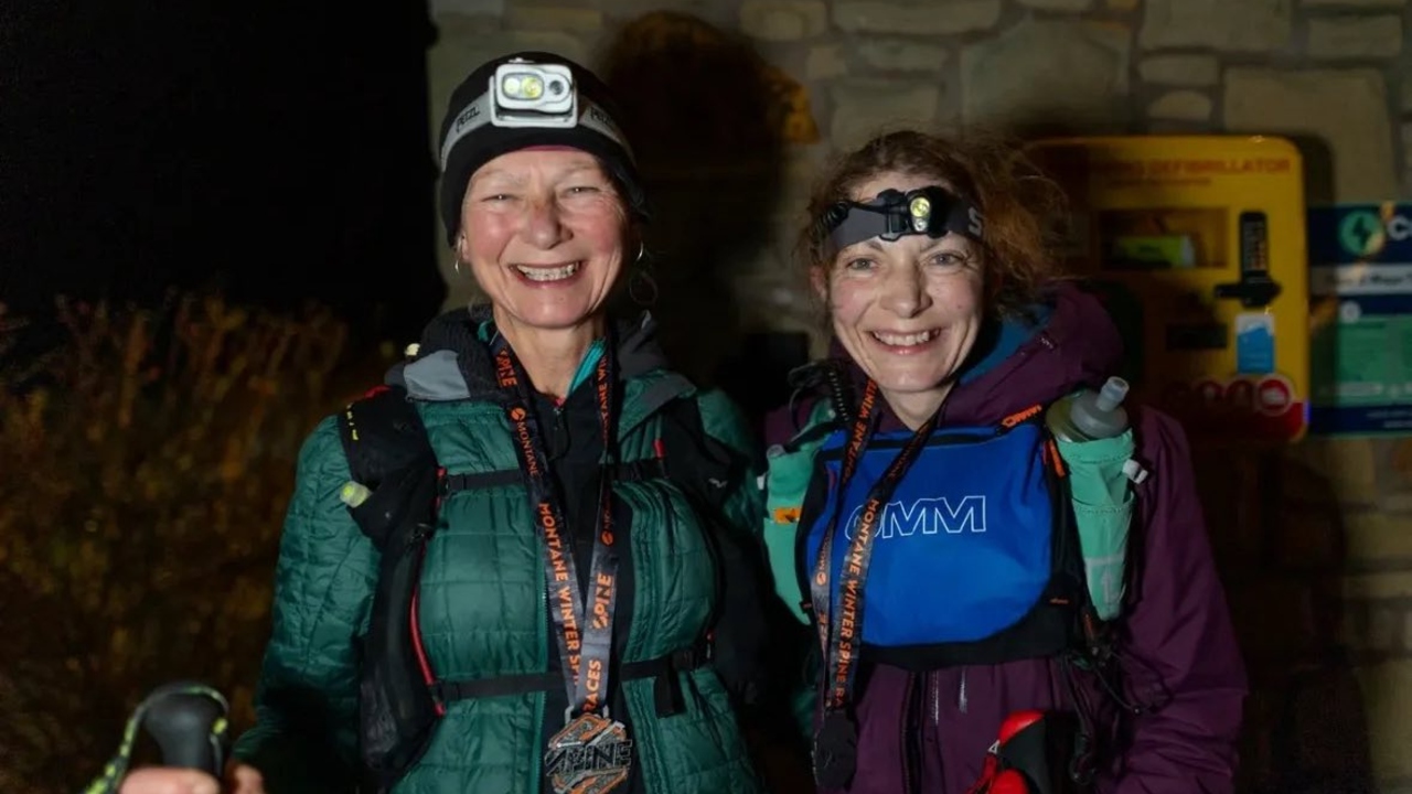 Nicky Spinks Elaine Bisson Montane Winter Spine Race Challenger North